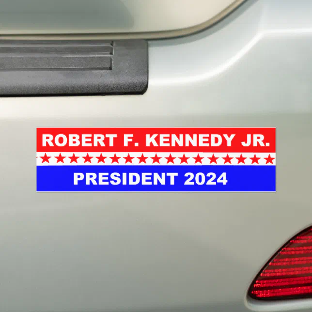 Robert F Kennedy President 2024 Bumper Sticker Zazzle