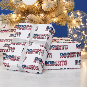 Robert first name USA US wrapping paper paper