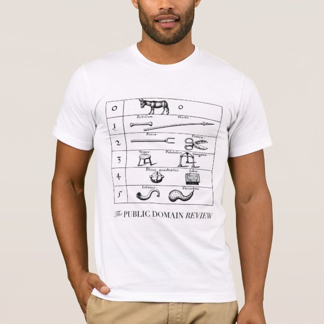 ROBERT FLUDD’S COMPARISON OF OBJECTS AND NUMBERS T-Shirt (Front)