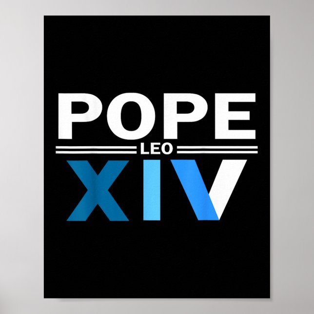 Robert Francis Pope Leo Xiv Vatican Villanova  Poster (Front)