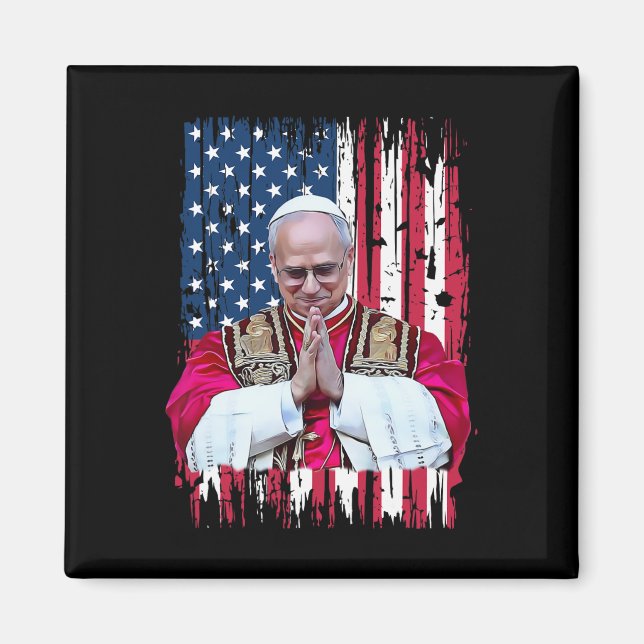 Robert Francis Prevost America's Pope  Magnet (Front)