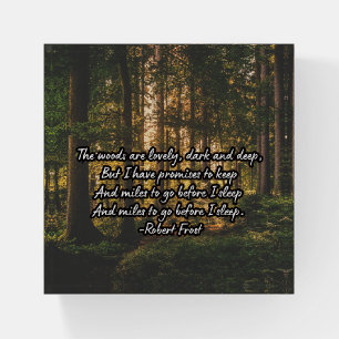 robert frost poem paperweight