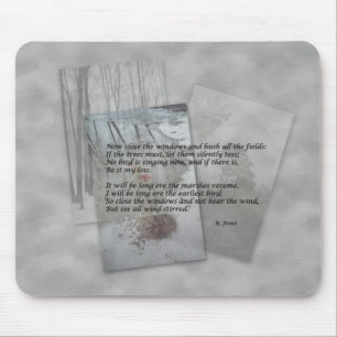 Robert Frost poetry Mouse Pad