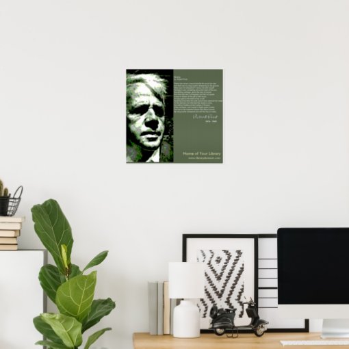 Robert Frost Poster | Zazzle