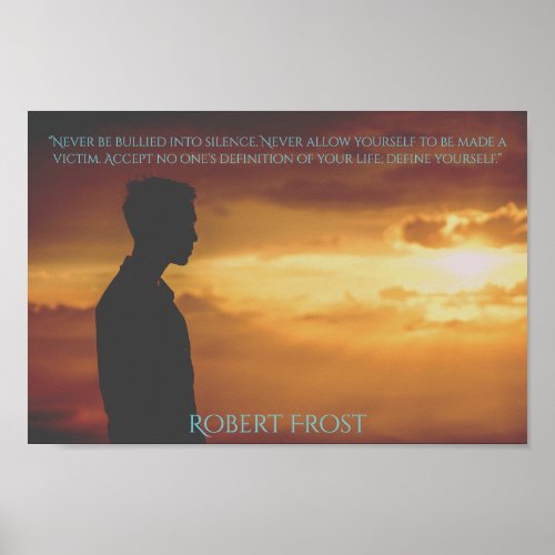 Robert Frost Quotes Poster