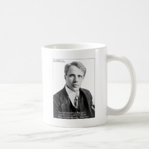 Robert Frost "Road Traveled" Quote On Cards & Gift Coffee Mug