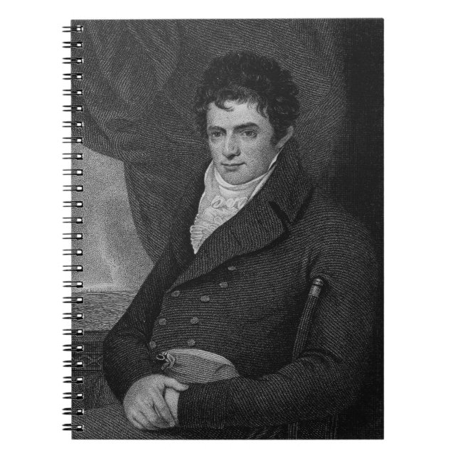 Robert Fulton (1765-1815), engraved by George Park Notebook (Front)