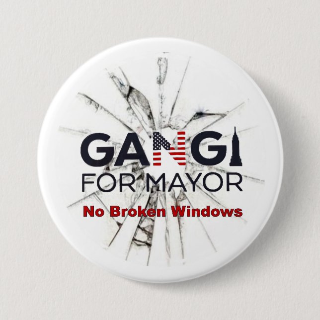 Robert Gangi for Mayor Pinback Button (Front)