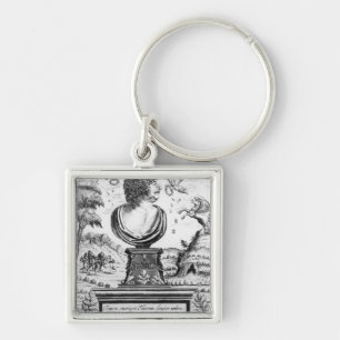 Robert Herrick , engraved by the artist Keychain