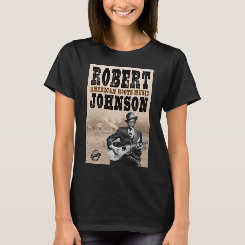 Robert Johnson Devil Driven Delta Blues T_Shirt