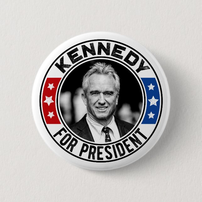 Robert Kennedy, Jr. for President 2024  Button (Front)