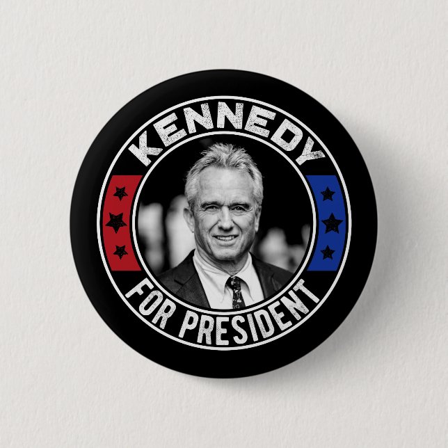 Robert Kennedy, Jr. for President 2024  Button (Front)