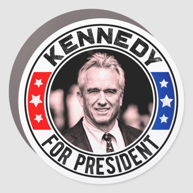Robert Kennedy, Jr. for President 2024  Car Magnet (Front)