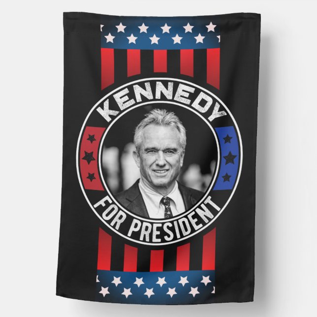 Robert Kennedy, Jr. for President 2024 President House Flag (Front)