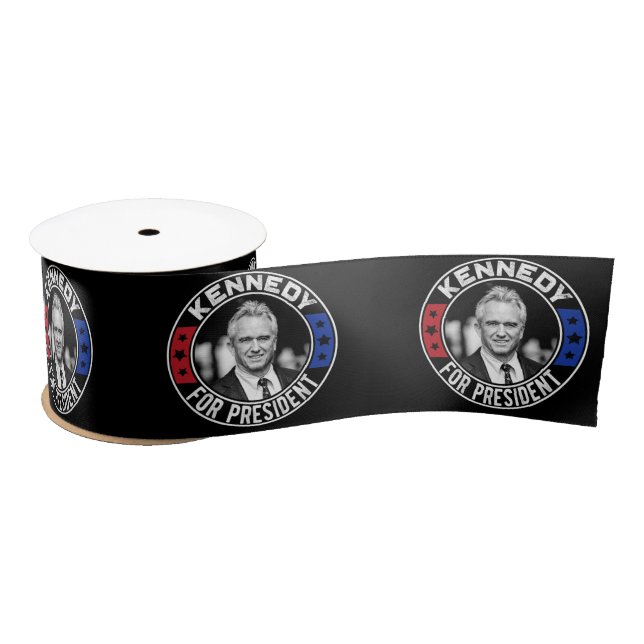 Robert Kennedy, Jr. for President 2024  Satin Ribbon (Spool)