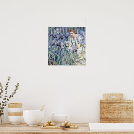 Robert Lewis Reid Fleur De Lis Poster Zazzle