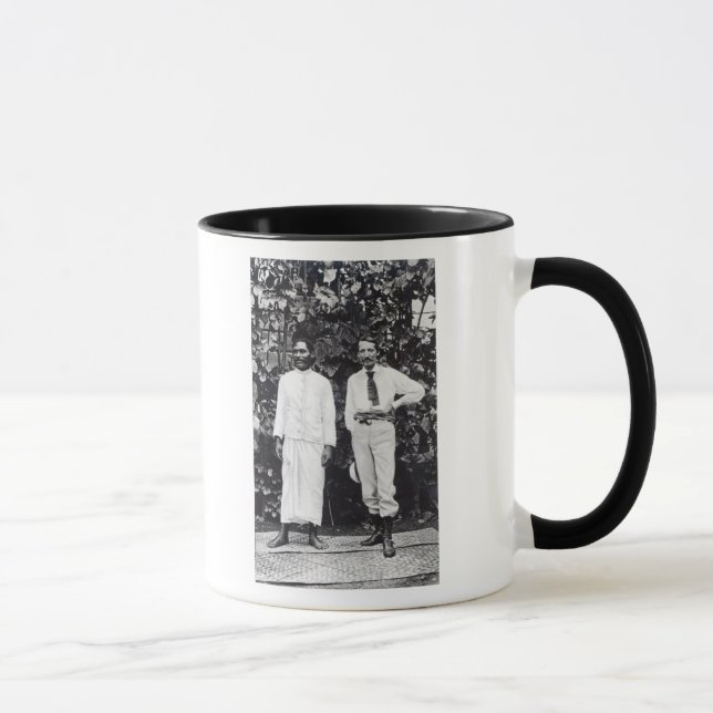 Robert Louis Stevenson and his friend Mug (Right)