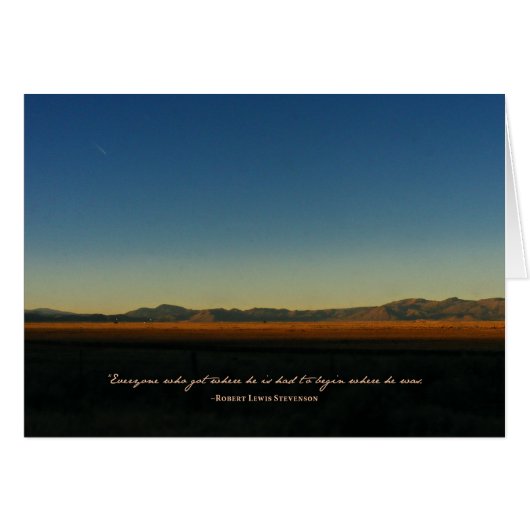 Robert Louis Stevenson - Determination Cards (Front Horizontal)