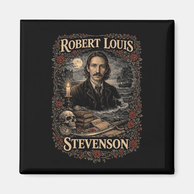 Robert Louis Stevenson Magnet (Front)