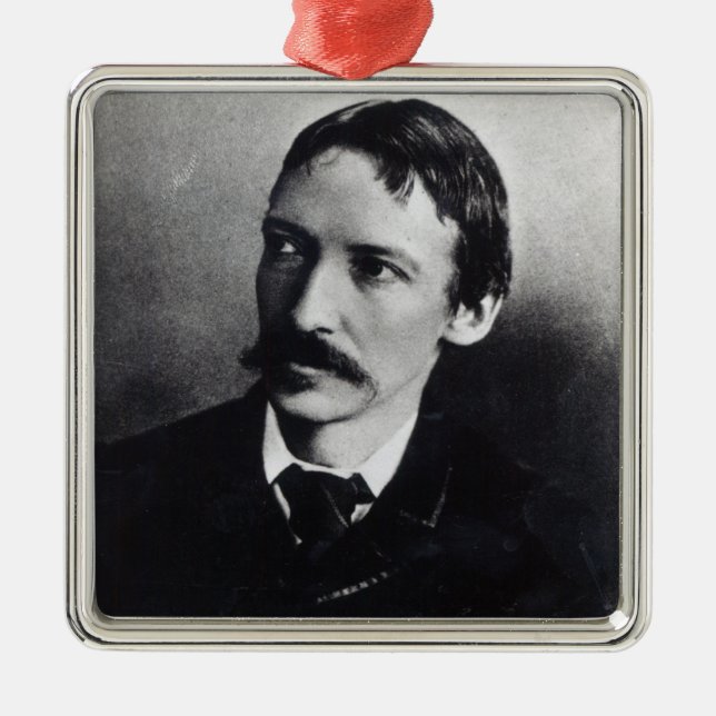 Robert Louis Stevenson Metal Ornament (Front)