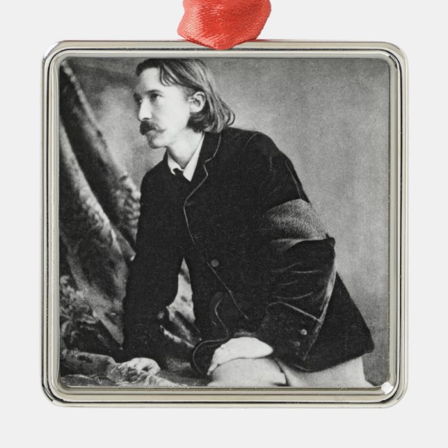 Robert Louis Stevenson Metal Ornament (Front)