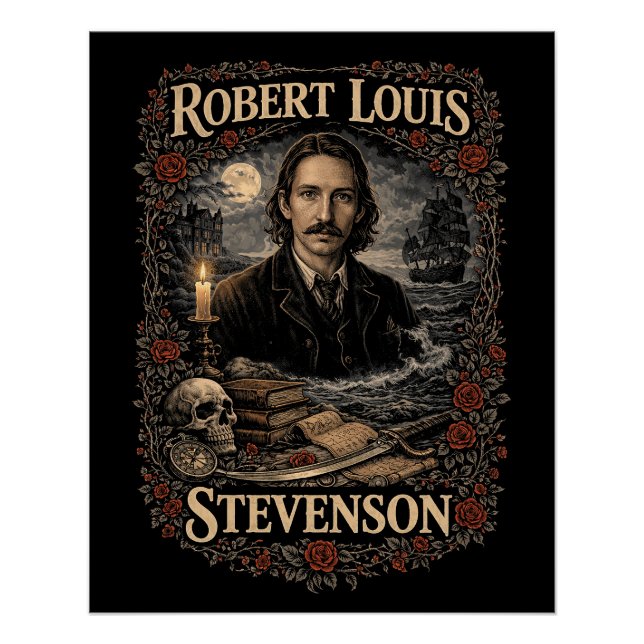 Robert Louis Stevenson Poster (Front)