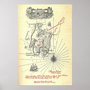 treasure map posters prints zazzle