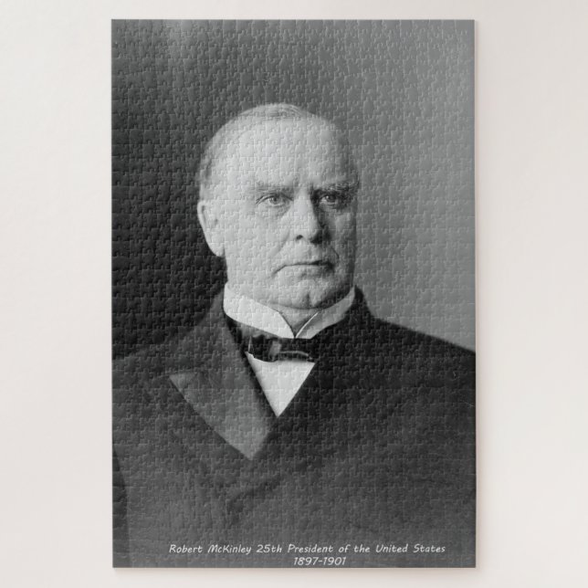 Robert McKinley 25th President of America Jigsaw Puzzle (Vertical)