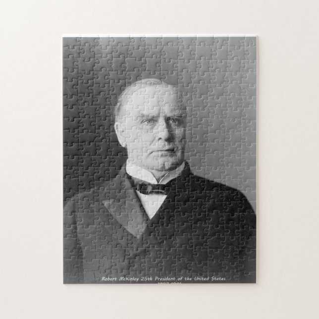 Robert McKinley 25th President of America Jigsaw Puzzle (Vertical)