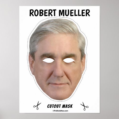 ROBERT MUELLER Halloween Mask Poster