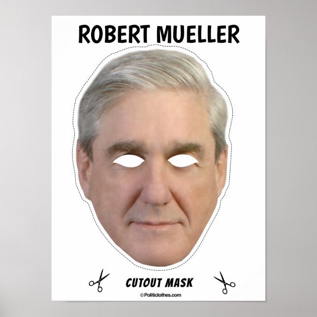 ROBERT MUELLER Halloween Mask Poster (Front)