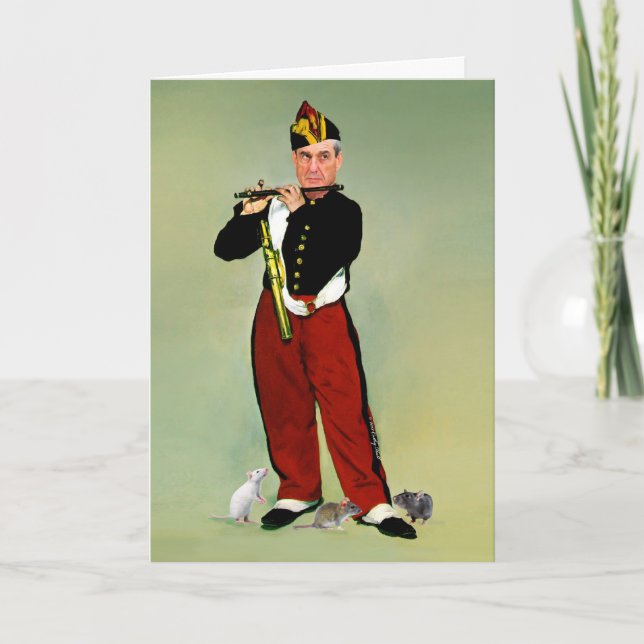 Robert Mueller Pied Piper Birthday Card (Front)