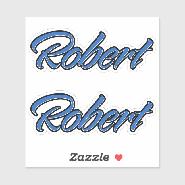 Robert Name blue sticker Sticker Sticker Sticker (Sheet)