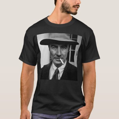 Robert Oppenheimer Smoking Photo T-Shirt