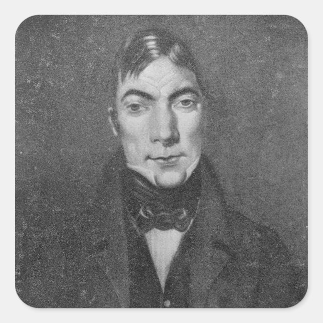 Robert Owen Square Sticker (Front)