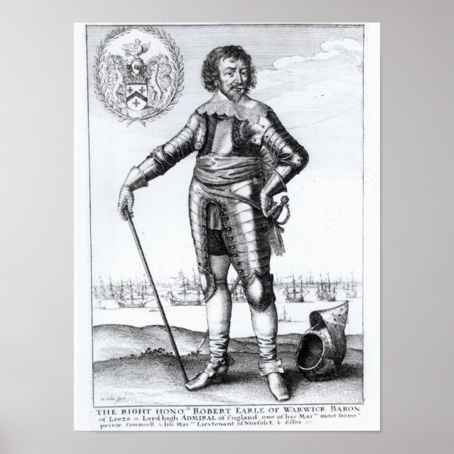 Robert Rich, 2nd Earl of Warwick Poster (Front)