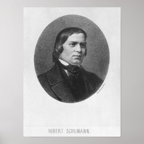 Robert Schumann 1839 Poster