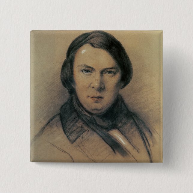 Robert Schumann  1853 Button (Front)
