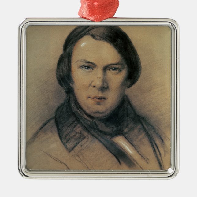 Robert Schumann  1853 Metal Ornament (Front)
