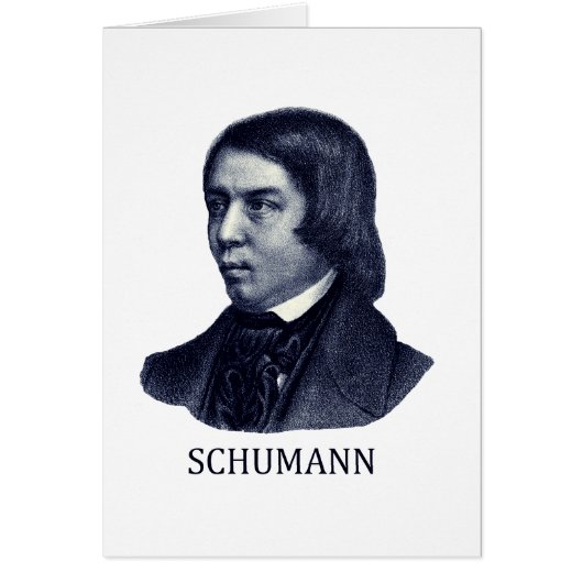 Robert Schumann, blue Cards (Front)
