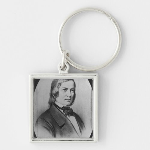 Robert Schumann  engraved from a photograph Keychain
