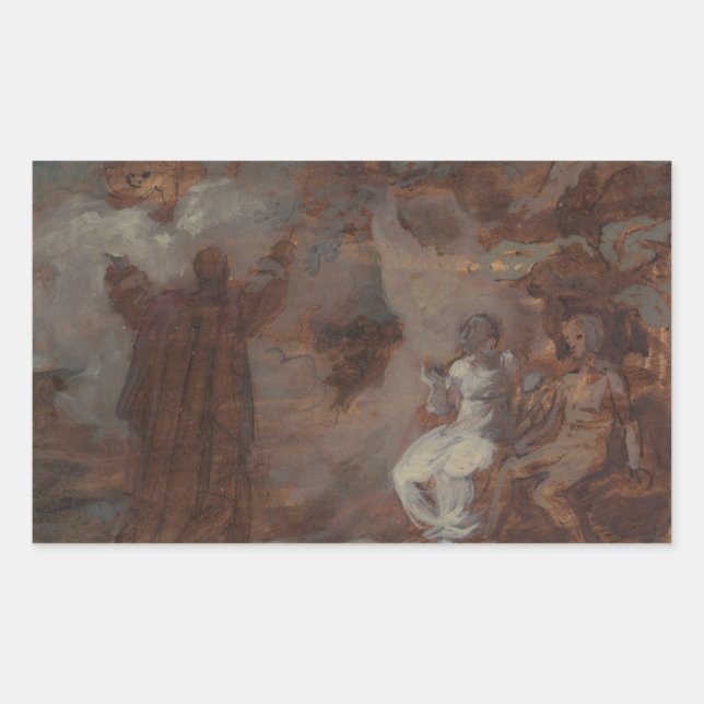 Robert Smirke - Prospero Conjuring a Masque Rectangular Sticker (Front)