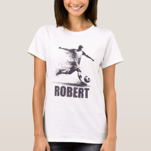 Robert Soccer Boys Personalized First Name Robert T-Shirt