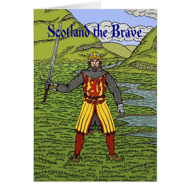 Robert the Bruce Scotland the Brave Cards (Front)