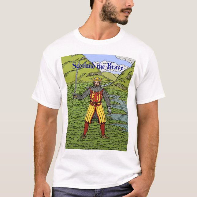 Robert the Bruce Scotland the Brave T-Shirt (Front)