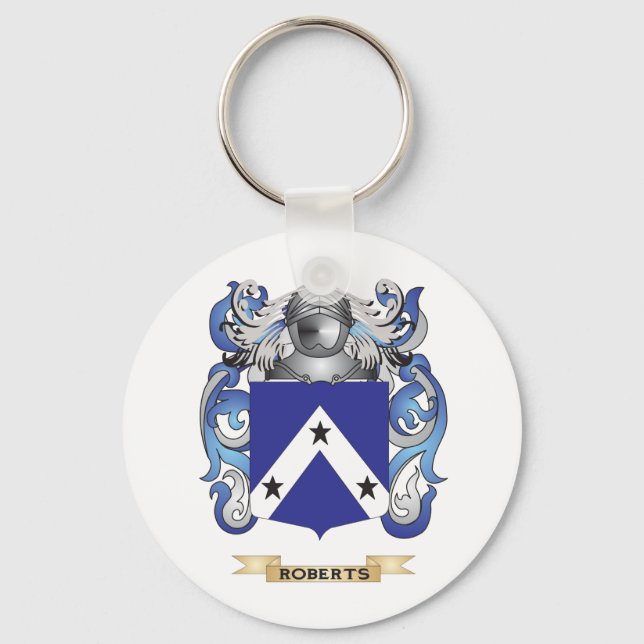 Roberts Coat of Arms (Family Crest) Keychain (Front)