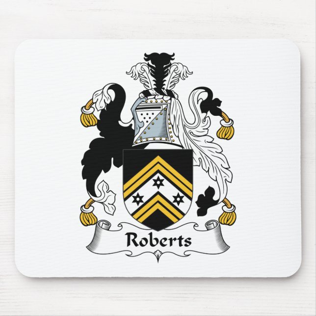 Roberts Family Crest Mouse Pad (Front)