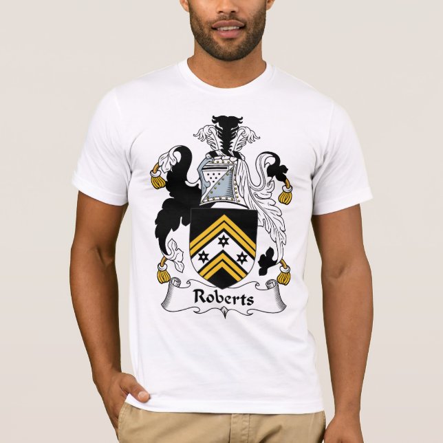 Roberts Family Crest T-Shirt (Front)