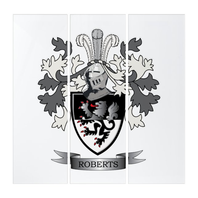 Roberts Family Crest Triptych (Front)