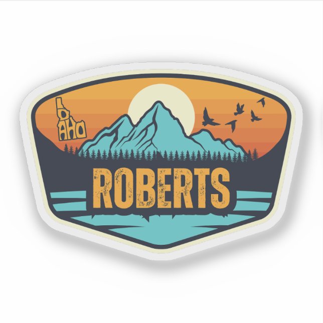 Roberts, Idaho Sticker (Front)